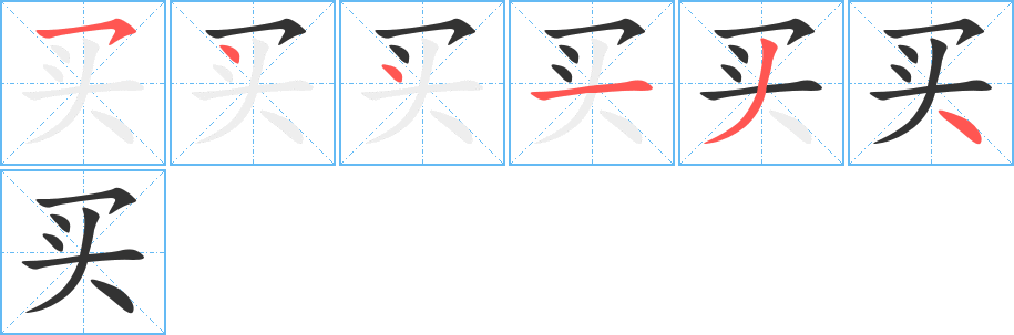 買(mǎi)的筆順?lè)植窖菔?>
					
                    <hr />
                    <h2>買(mǎi)的基本信息</h2>
                    <div   id=