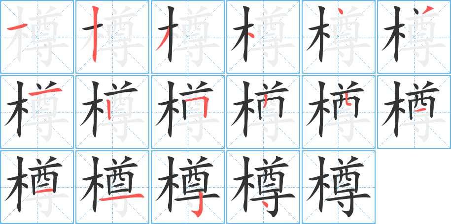 樽的筆順?lè)植窖菔?>
					
                    <hr />
                    <h2>樽的基本信息</h2>
                    <div   id=