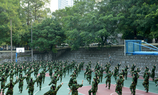 我的軍訓(xùn)我的初一作文